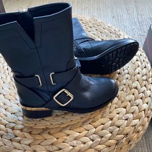 Vince Camino Wethima leather motorcycle Boots
